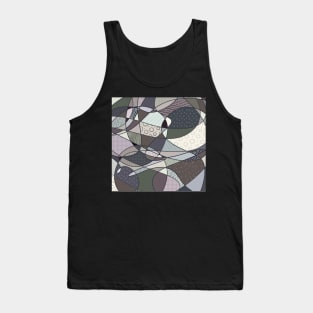 Abstract doodle neutral colors Tank Top